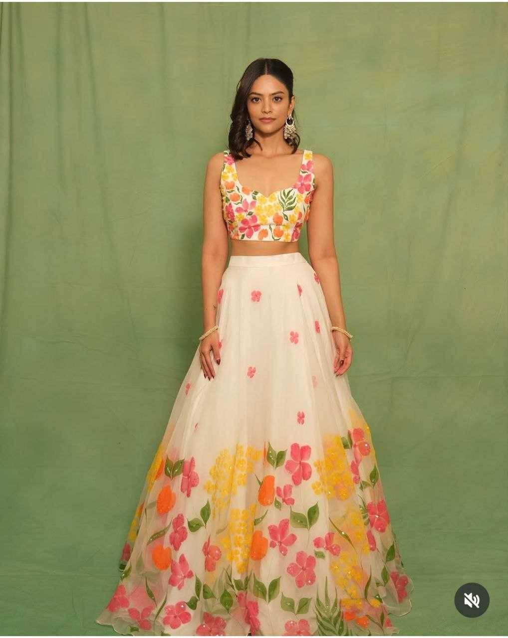 Silk Designer Wedding Embroidered Lehenga - MYLUXURY LANE ENTERPRISE